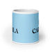 La Carnala The Sibling (Buddy) Funny Home Office Work Coffee Mug Mexican Spanish Pride Gift White Glossy Cup Sky Blue Card Mug Mexicada