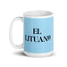 El Lituano The Lithuanian Funny Home Office Work Coffee Mug Mexican Spanish Pride Gift White Glossy Cup Sky Blue Card Mug Mexicada