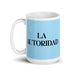 La Autoridad The Authority Funny Home Office Work Coffee Mug Mexican Spanish Pride Gift White Glossy Cup Sky Blue Card Mug Mexicada