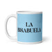 La Bisabuela The Great-Grandmother / The Great-Grandfather Funny Home Office Work Coffee Mug Mexican Spanish Pride Gift White Glossy Cup Sky Blue Card Mug Mexicada