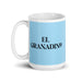 El Granadino The Granada Resident Funny Home Office Work Coffee Mug Mexican Spanish Pride Gift White Glossy Cup Sky Blue Card Mug Mexicada