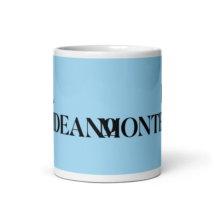 El Montevideano The Montevideo Resident Funny Home Office Work Coffee Mug Mexican Spanish Pride Gift White Glossy Cup Sky Blue Card Mug Mexicada