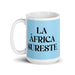 La África Sureste The Southeast African Funny Home Office Work Coffee Mug Mexican Spanish Pride Gift White Glossy Cup Sky Blue Card Mug Mexicada