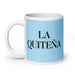 La Quiteña The Quito Resident Funny Home Office Work Coffee Mug Mexican Spanish Pride Gift White Glossy Cup Sky Blue Card Mug Mexicada