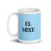 El Mixe The Mixe Funny Home Office Work Coffee Mug Mexican Spanish Pride Gift White Glossy Cup Sky Blue Card Mug Mexicada