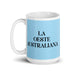 La Oeste Australiana The Western Australian Funny Home Office Work Coffee Mug Mexican Spanish Pride Gift White Glossy Cup Sky Blue Card Mug Mexicada