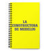 La Constructora De Modelos The Model Builder | Yellow Spiral Notebook, 140 Dotted Sheets | Funny Gift Idea Home Office Work | Mexican Spanish Pride Gift Mexicada