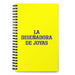 La Diseñadora De Joyas The Jewelry Designer | Yellow Spiral Notebook, 140 Dotted Sheets | Funny Gift Idea Home Office Work | Mexican Spanish Pride Gift Mexicada