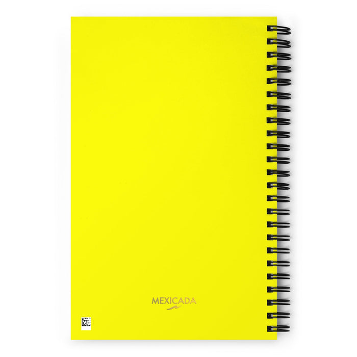 La Guardia De Seguridad The Security Guard | Yellow Spiral Notebook, 140 Dotted Sheets | Funny Gift Idea Home Office Work | Mexican Spanish Pride Gift Mexicada