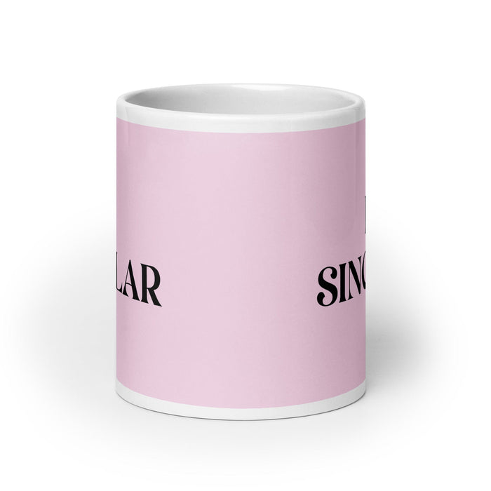 El Singular The Unique One Funny Home Office Work Coffee Mug Mexican Spanish Pride Gift White Glossy Cup Light Pink Card Mug Mexicada