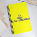 La Geek De La Tecnología The Tech Geek | Yellow Spiral Notebook, 140 Dotted Sheets | Funny Gift Idea Home Office Work | Mexican Spanish Pride Gift Mexicada