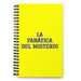 La Fanática Del Misterio The Mystery Fan | Yellow Spiral Notebook, 140 Dotted Sheets | Funny Gift Idea Home Office Work | Mexican Spanish Pride Gift Mexicada