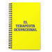 El Terapeuta Ocupacional The Occupational Therapist | Yellow Spiral Notebook, 140 Dotted Sheets | Funny Gift Idea Home Office Work | Mexican Spanish Pride Gift Mexicada