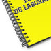 La Técnica De Laboratorio The Lab Technician | Yellow Spiral Notebook, 140 Dotted Sheets | Funny Gift Idea Home Office Work | Mexican Spanish Pride Gift Mexicada