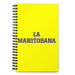 La Manitobana The Manitoban | Yellow Spiral Notebook, 140 Dotted Sheets | Funny Gift Idea Home Office Work | Mexican Spanish Pride Gift Mexicada