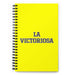 La Victoriosa The Victorious One | Yellow Spiral Notebook, 140 Dotted Sheets | Funny Gift Idea Home Office Work | Mexican Spanish Pride Gift Mexicada