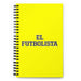 El Futbolista The Soccer Player | Yellow Spiral Notebook, 140 Dotted Sheets | Funny Gift Idea Home Office Work | Mexican Spanish Pride Gift Mexicada
