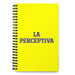 La Perceptiva The Perceptive One | Yellow Spiral Notebook, 140 Dotted Sheets | Funny Gift Idea Home Office Work | Mexican Spanish Pride Gift Mexicada