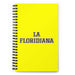 La Floridiana The Floridian | Yellow Spiral Notebook, 140 Dotted Sheets | Funny Gift Idea Home Office Work | Mexican Spanish Pride Gift Mexicada