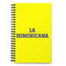 La Dominicana The Dominican | Yellow Spiral Notebook, 140 Dotted Sheets | Funny Gift Idea Home Office Work | Mexican Spanish Pride Gift Mexicada