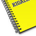 La Kigaliense The Kigali Resident | Yellow Spiral Notebook, 140 Dotted Sheets | Funny Gift Idea Home Office Work | Mexican Spanish Pride Gift Mexicada