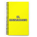 El Kansasiano The Kansas City Resident | Yellow Spiral Notebook, 140 Dotted Sheets | Funny Gift Idea Home Office Work | Mexican Spanish Pride Gift Mexicada