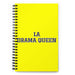 La Drama Queen The Drama Queen / The Drama King | Yellow Spiral Notebook, 140 Dotted Sheets | Funny Gift Idea Home Office Work | Mexican Spanish Pride Gift Mexicada