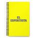 El Espiritista The Spiritist | Yellow Spiral Notebook, 140 Dotted Sheets | Funny Gift Idea Home Office Work | Mexican Spanish Pride Gift Mexicada