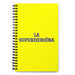 La Superheroína The Superhero | Yellow Spiral Notebook, 140 Dotted Sheets | Funny Gift Idea Home Office Work | Mexican Spanish Pride Gift Mexicada