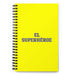 El Superhéroe The Superhero | Yellow Spiral Notebook, 140 Dotted Sheets | Funny Gift Idea Home Office Work | Mexican Spanish Pride Gift Mexicada