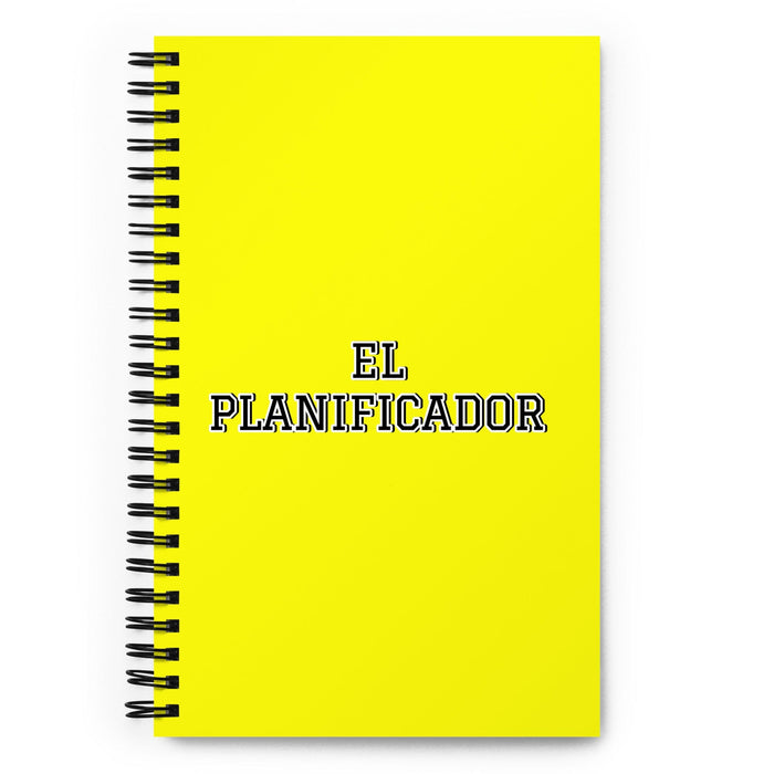 El Planificador The Planner | Yellow Spiral Notebook, 140 Dotted Sheets | Funny Gift Idea Home Office Work | Mexican Spanish Pride Gift Mexicada