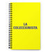 La Coleccionista The Collector | Yellow Spiral Notebook, 140 Dotted Sheets | Funny Gift Idea Home Office Work | Mexican Spanish Pride Gift Mexicada