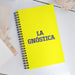 La Gnóstica The Gnostic | Yellow Spiral Notebook, 140 Dotted Sheets | Funny Gift Idea Home Office Work | Mexican Spanish Pride Gift Mexicada