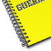 La Guerrera The Warrior | Yellow Spiral Notebook, 140 Dotted Sheets | Funny Gift Idea Home Office Work | Mexican Spanish Pride Gift Mexicada