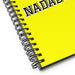 La Nadadora The Swimmer | Yellow Spiral Notebook, 140 Dotted Sheets | Funny Gift Idea Home Office Work | Mexican Spanish Pride Gift Mexicada