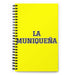 La Muniqueña The Munich Resident | Yellow Spiral Notebook, 140 Dotted Sheets | Funny Gift Idea Home Office Work | Mexican Spanish Pride Gift Mexicada