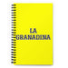 La Granadina The Granada Resident | Yellow Spiral Notebook, 140 Dotted Sheets | Funny Gift Idea Home Office Work | Mexican Spanish Pride Gift Mexicada