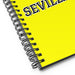 La Sevillana The Seville Resident | Yellow Spiral Notebook, 140 Dotted Sheets | Funny Gift Idea Home Office Work | Mexican Spanish Pride Gift Mexicada