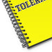 La Tolerante The Tolerant | Yellow Spiral Notebook, 140 Dotted Sheets | Funny Gift Idea Home Office Work | Mexican Spanish Pride Gift Mexicada