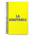 La Adaptable The Adaptable One | Yellow Spiral Notebook, 140 Dotted Sheets | Funny Gift Idea Home Office Work | Mexican Spanish Pride Gift Mexicada