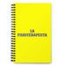 La Fisioterapeuta The Physiotherapist | Yellow Spiral Notebook, 140 Dotted Sheets | Funny Gift Idea Home Office Work | Mexican Spanish Pride Gift Mexicada