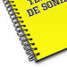 La Técnica De Sonido The Sound Technician | Yellow Spiral Notebook, 140 Dotted Sheets | Funny Gift Idea Home Office Work | Mexican Spanish Pride Gift Mexicada