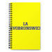 La Nuevobrunswickesa The New Brunswicker | Yellow Spiral Notebook, 140 Dotted Sheets | Funny Gift Idea Home Office Work | Mexican Spanish Pride Gift Mexicada