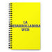 La Desarrolladora Web The Web Developer | Yellow Spiral Notebook, 140 Dotted Sheets | Funny Gift Idea Home Office Work | Mexican Spanish Pride Gift Mexicada