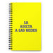 La Adicta A Las Redes The Social Media Addict | Yellow Spiral Notebook, 140 Dotted Sheets | Funny Gift Idea Home Office Work | Mexican Spanish Pride Gift Mexicada