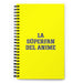 La Súperfan Del Anime The Anime Superfan | Yellow Spiral Notebook, 140 Dotted Sheets | Funny Gift Idea Home Office Work | Mexican Spanish Pride Gift Mexicada