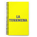 La Turkmena The Turkmen | Yellow Spiral Notebook, 140 Dotted Sheets | Funny Gift Idea Home Office Work | Mexican Spanish Pride Gift Mexicada