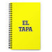 El Tapa The Tapas Lover | Yellow Spiral Notebook, 140 Dotted Sheets | Funny Gift Idea Home Office Work | Mexican Spanish Pride Gift Mexicada