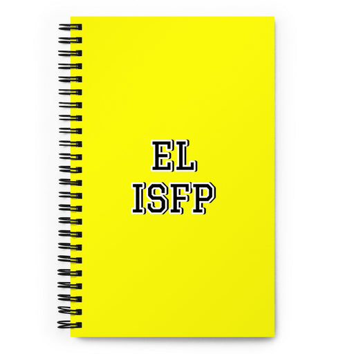 El Isfp The Adventurer | Yellow Spiral Notebook, 140 Dotted Sheets | Funny Gift Idea Home Office Work | Mexican Spanish Pride Gift Mexicada