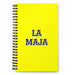 La Maja The Nice One | Yellow Spiral Notebook, 140 Dotted Sheets | Funny Gift Idea Home Office Work | Mexican Spanish Pride Gift Mexicada